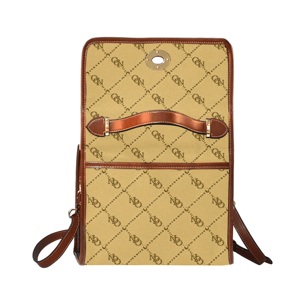 NDO Luxe Waterproof Canvas Bag-Brown (1641)
