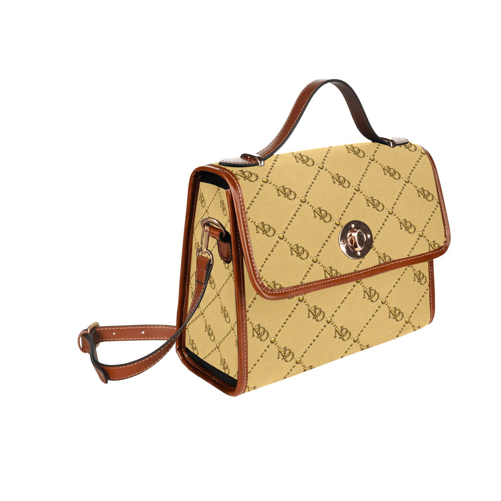 NDO Luxe Waterproof Canvas Bag-Brown (1641)