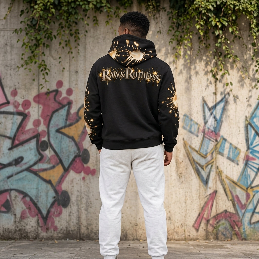 Raw & Ruthless Men's Pullover Hoodie