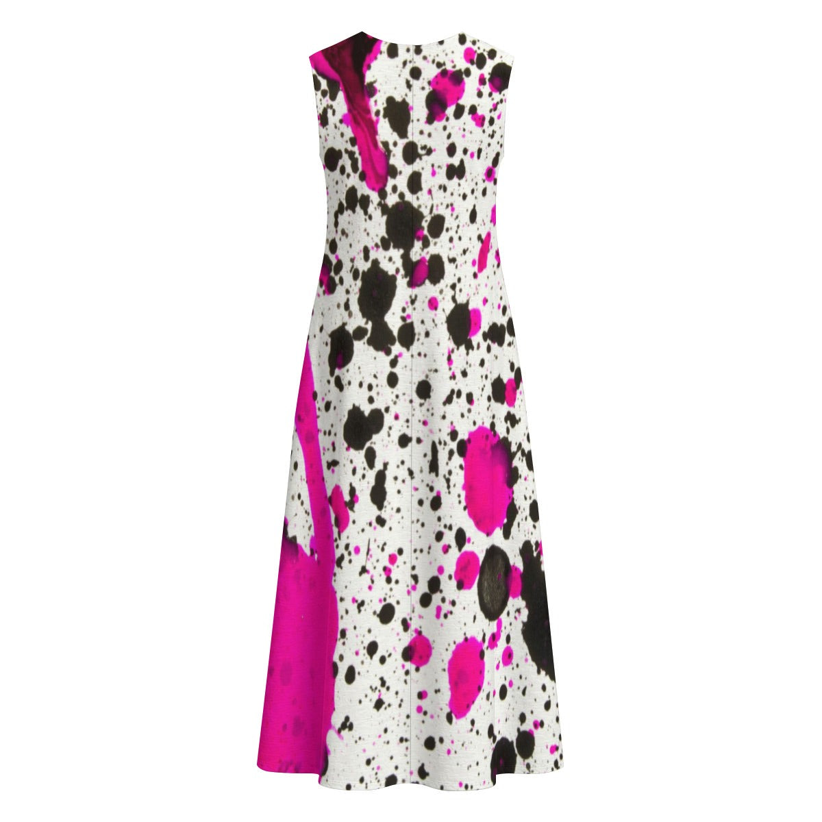 Chic Women's Sleeveless Dress With Pocket|140GSM Slub Cotton