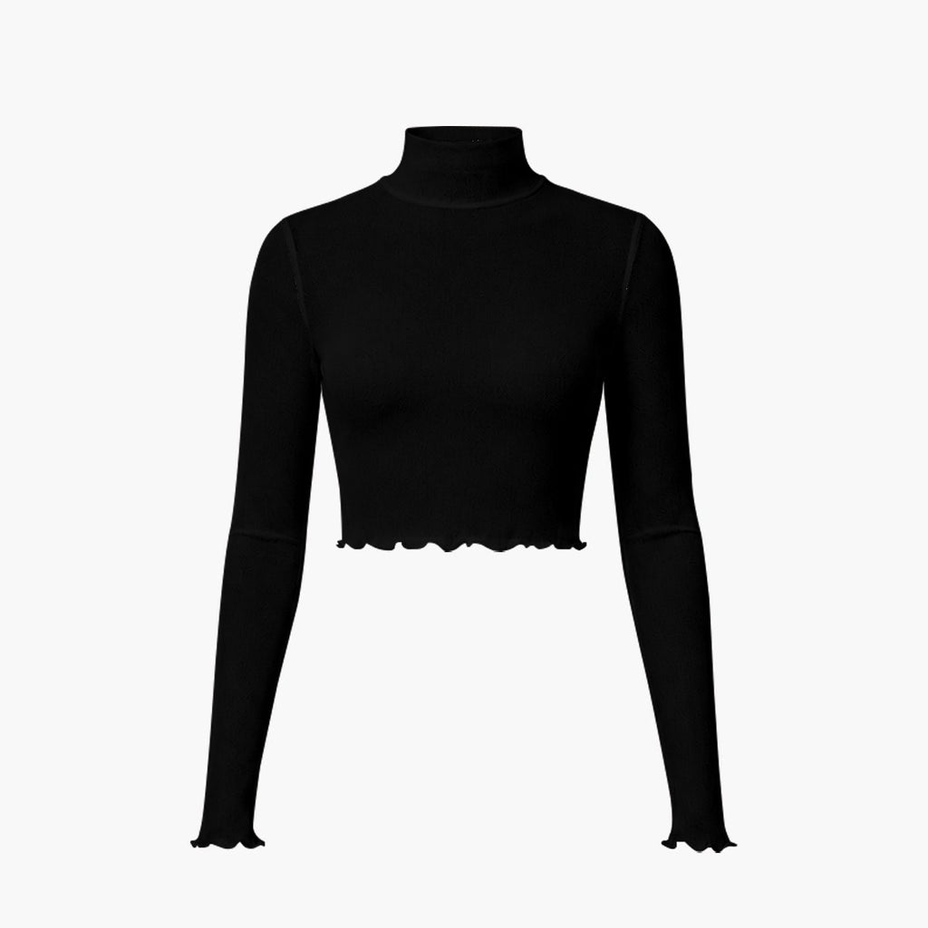 NDO Lux Women's High Neck Skirt Set With Thumb Hole