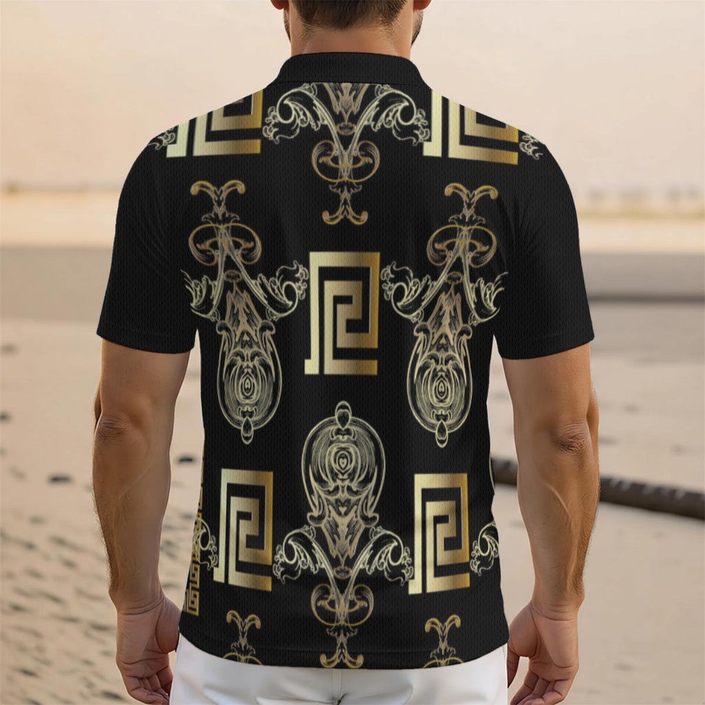 All-Over Print Men's Polo Shirt