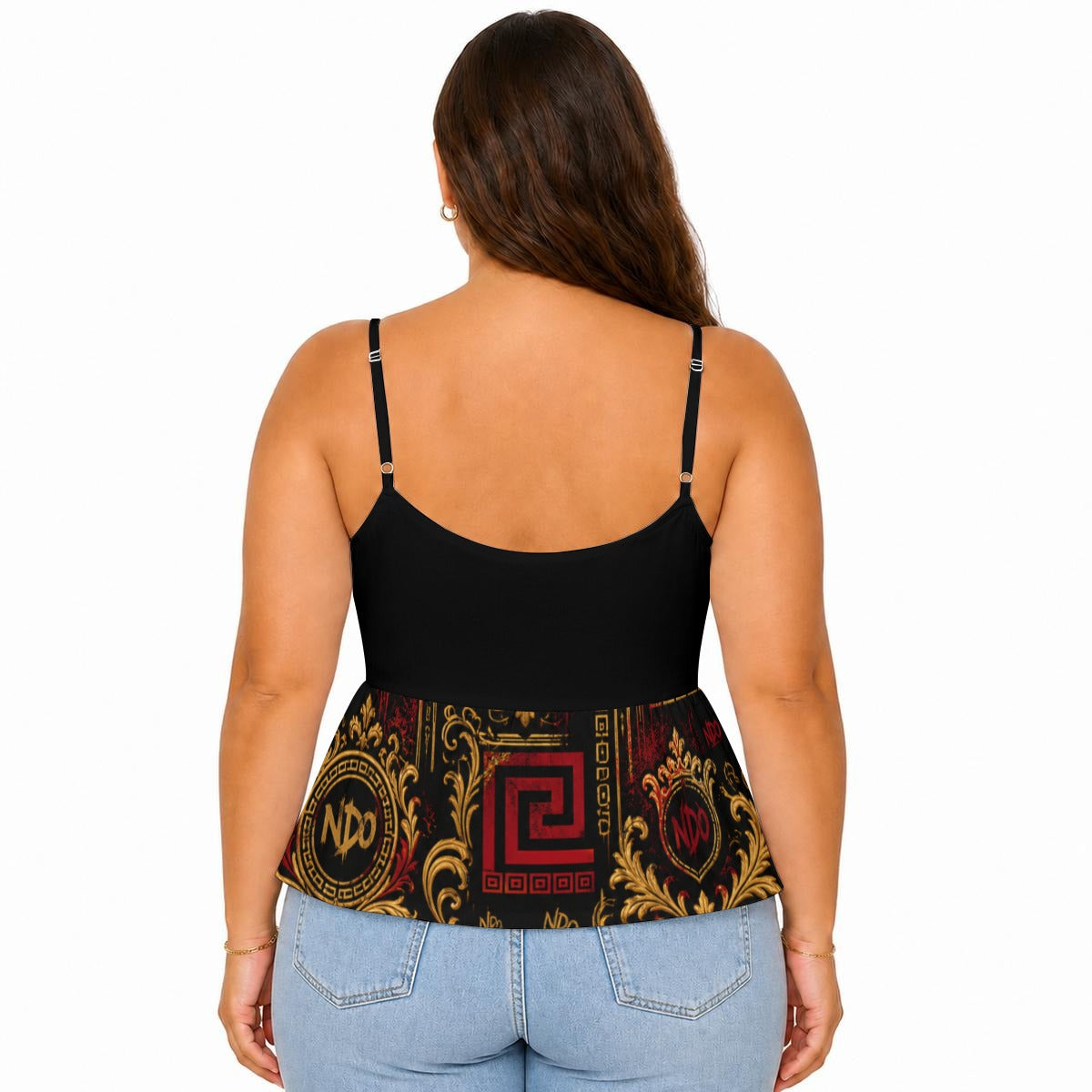 NDO Lux Women's Cami Peplum Top