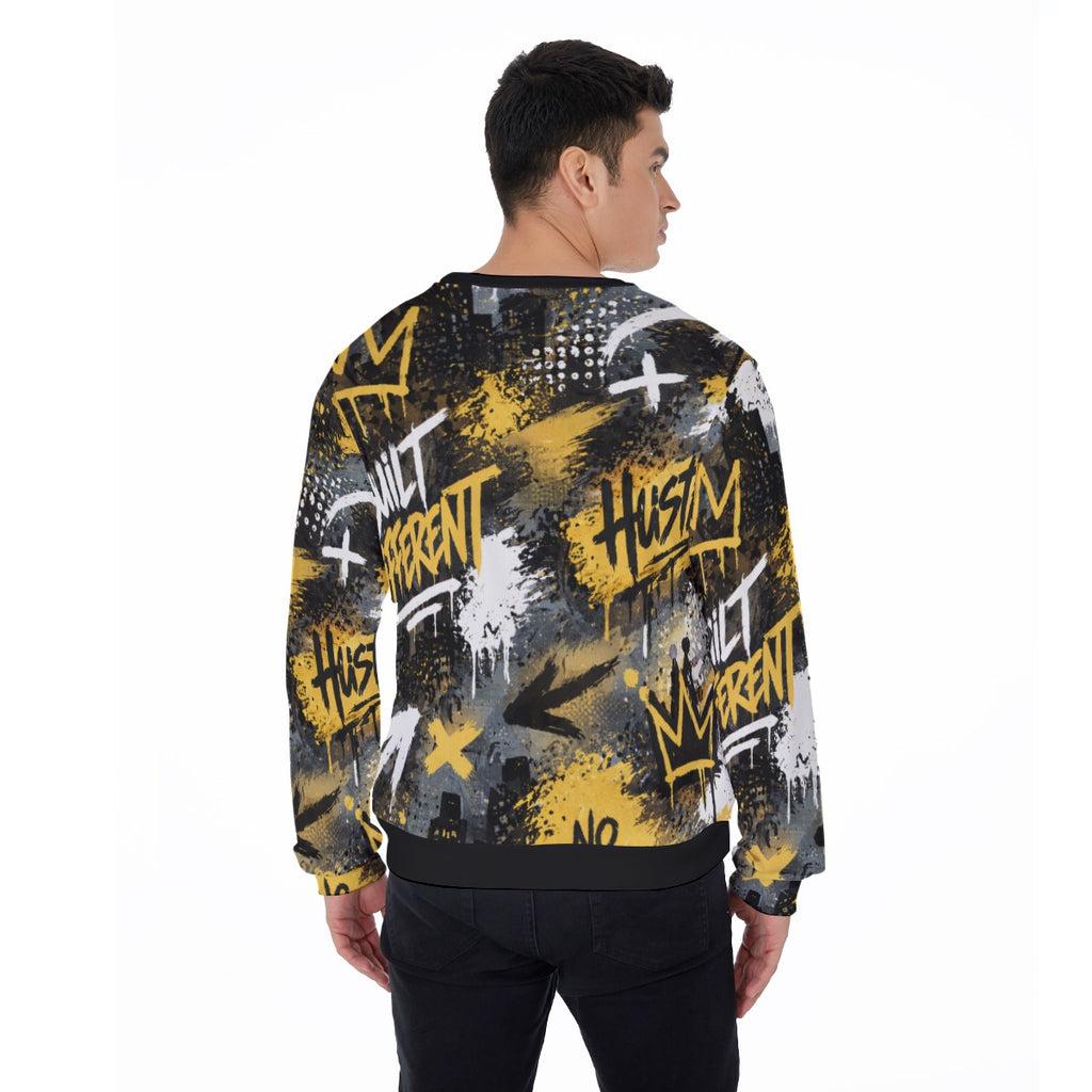 All-Over Print Men's Sweater