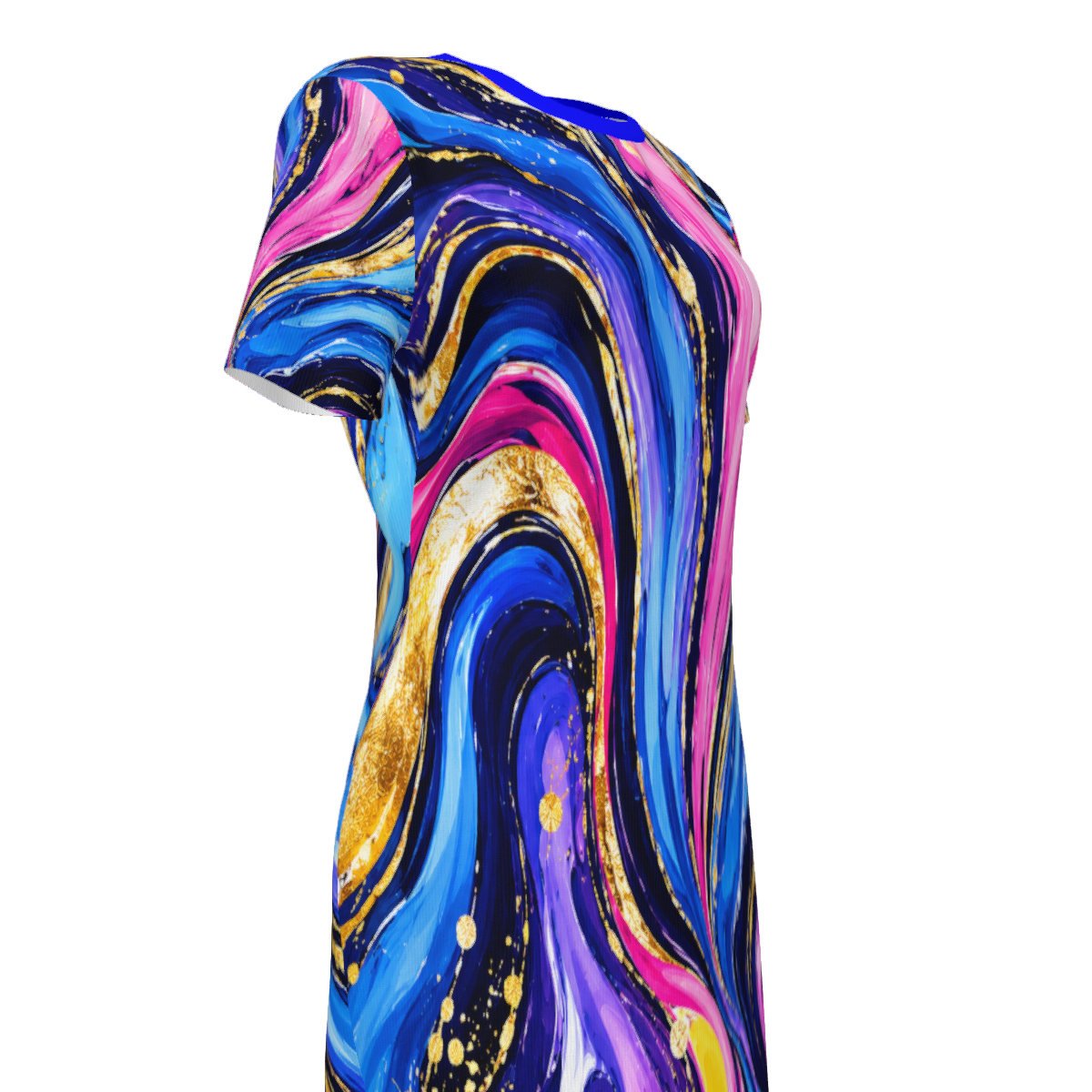MultiColor Swoosh Bodycom Dress