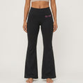 Fine Asset by NDO & Co. Women's High-Waisted Yoga Pants-Black/Pink