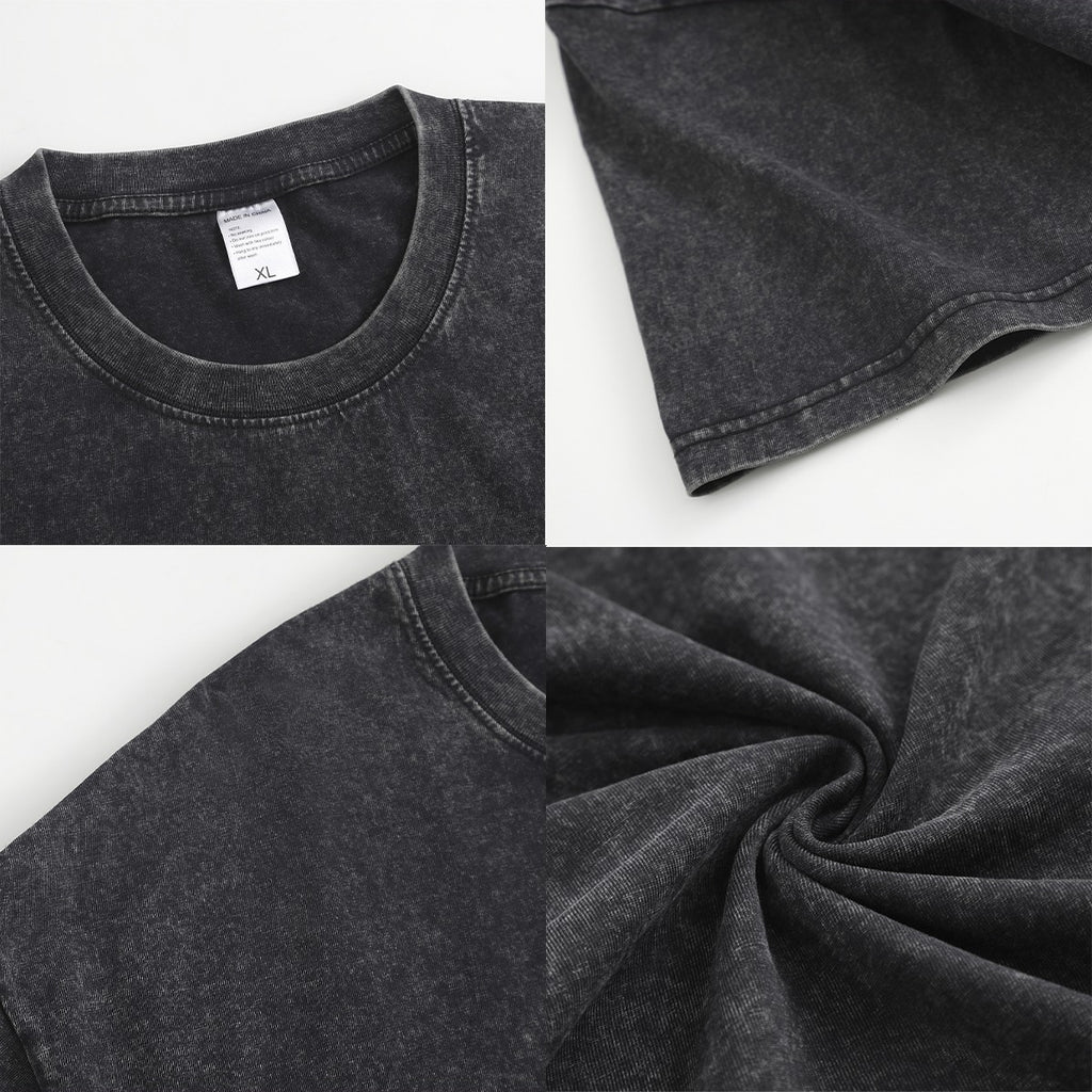 Unisex Heavyweight T-shirt Printed in USA| 230GSM Front  DTG