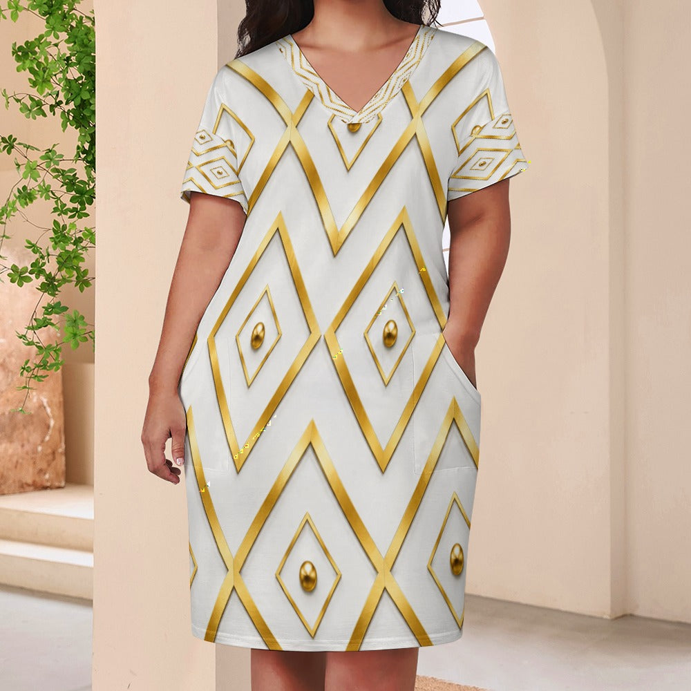 NDO LUXE-Women's Loose pocket dress