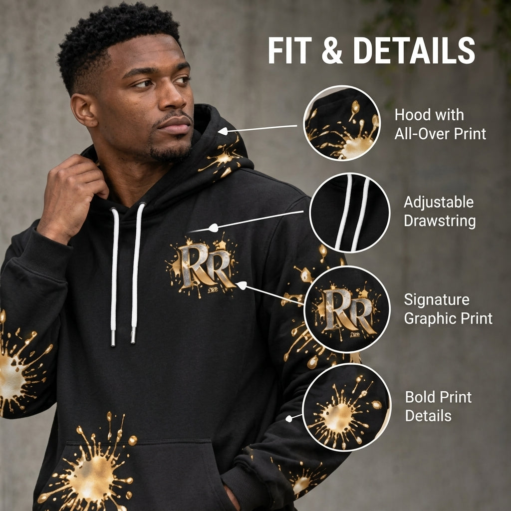 Raw & Ruthless Men's Pullover Hoodie