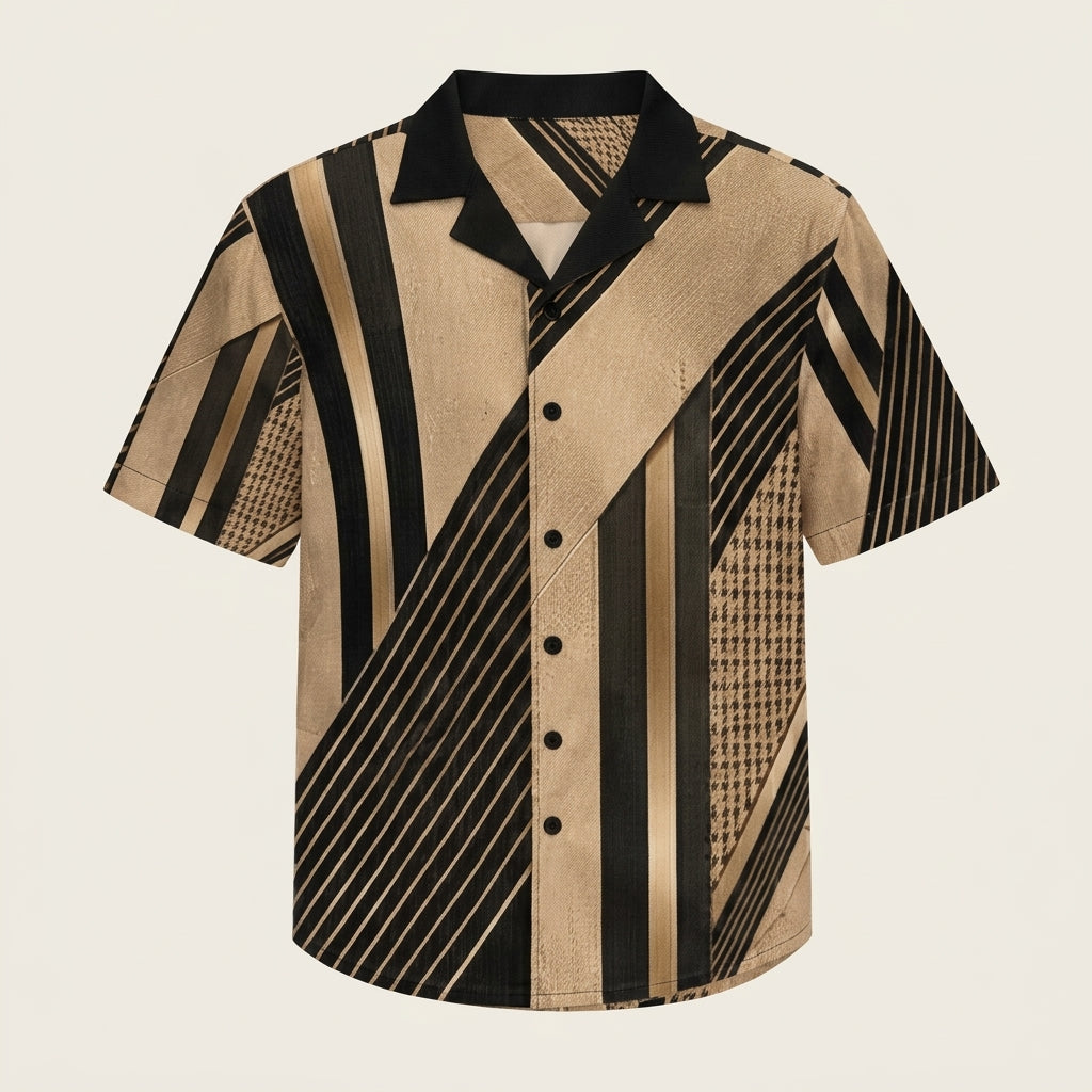 Giamore' Men's Hawaiian Shirt With Pocket