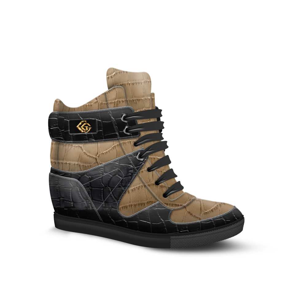 Giamorae Lace Up Wedge Sneaker
